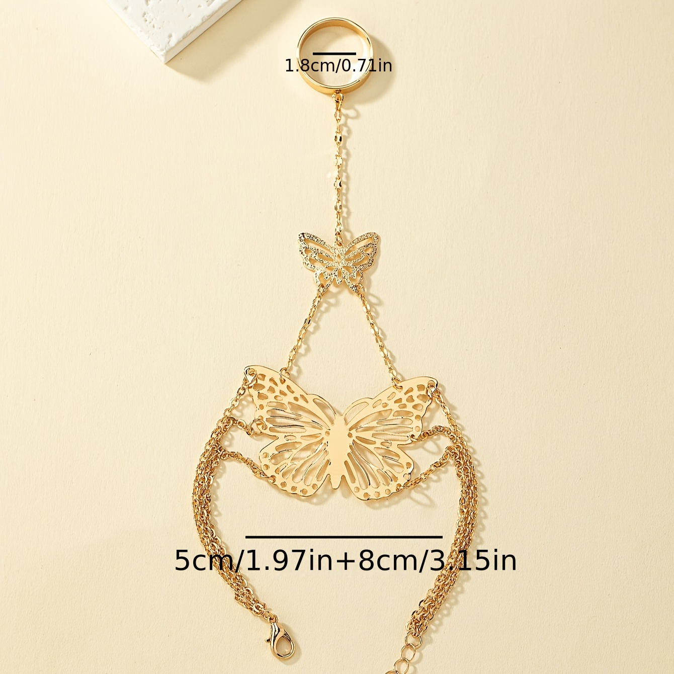 Sexy Butterfly Link Bracelet Iron for Parties & Vacations Spring Accessory