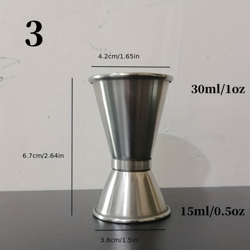 Stainless Steel Double Head Measuring Cup Cocktail Jigger for Restaurant Bar
