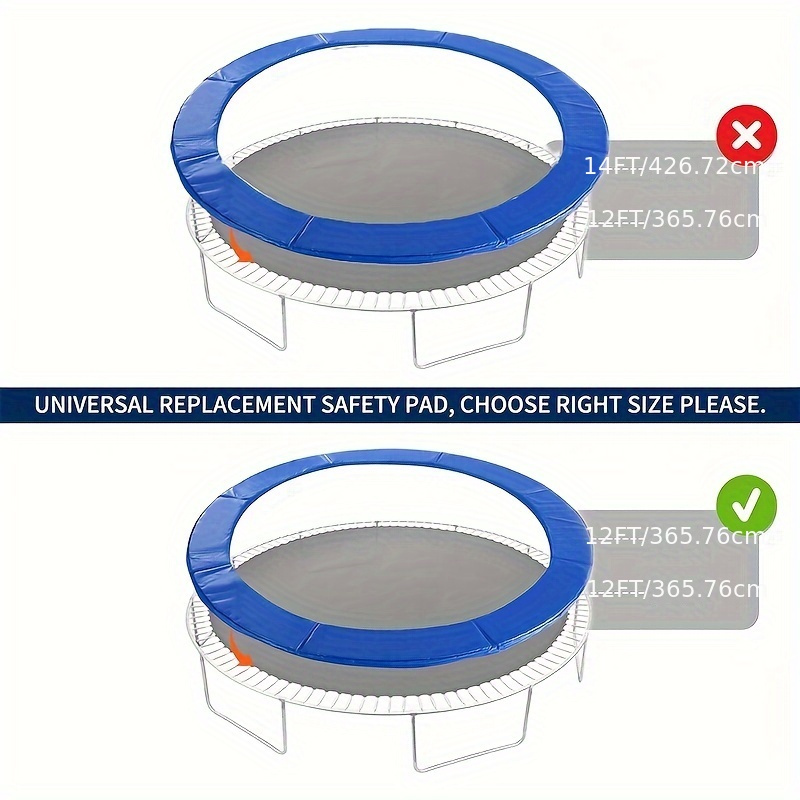 Coussin De Protection Pour Trampoline 244/305 Cm - Anti-UV Et Anti-déchirure