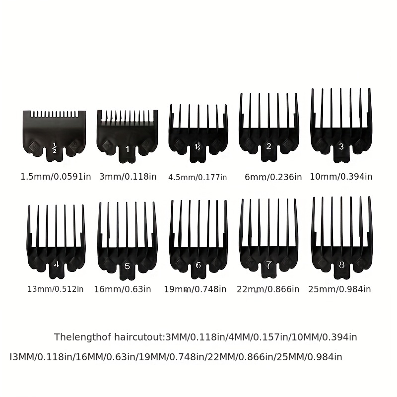 Upgrade Hair Clipper Professional Replacement Guide Combs - Temu