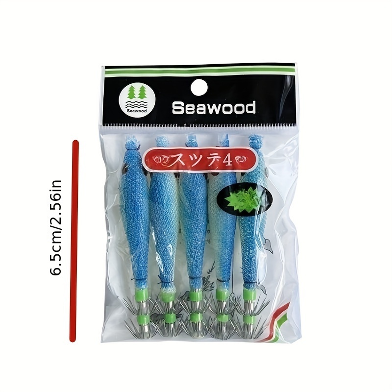 5pcs Soft Shrimp Fishing Lure With Jig Hook, Luminous Simulating