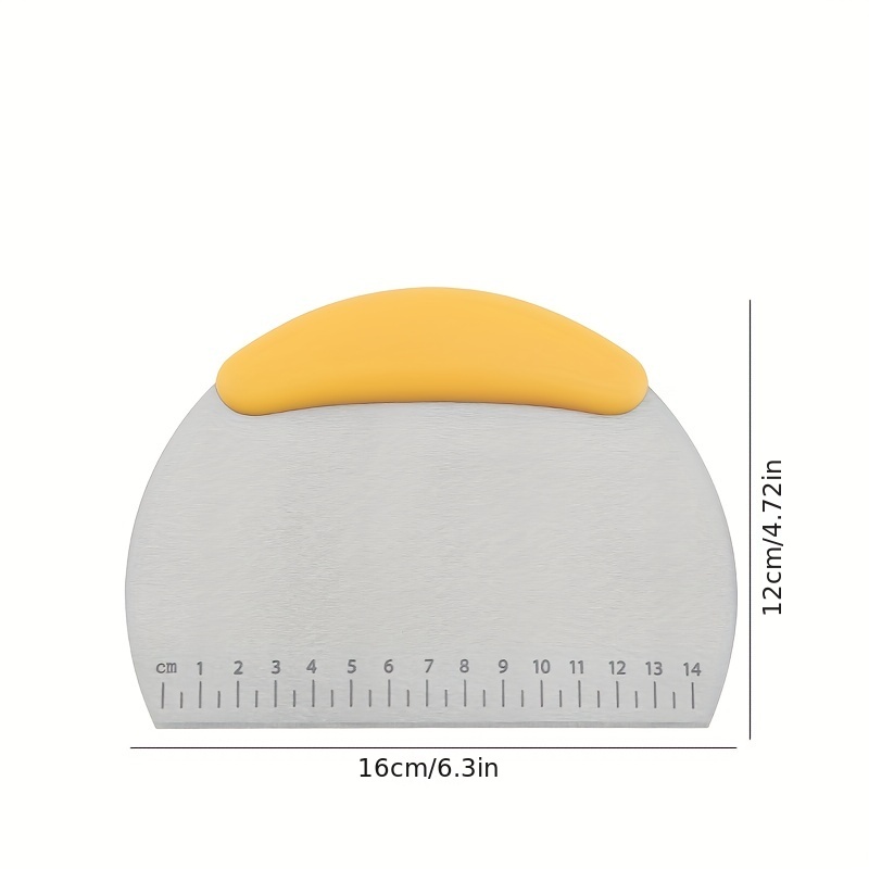 Household Kitchen Scraper With Scale Stainless Steel Semi - Temu