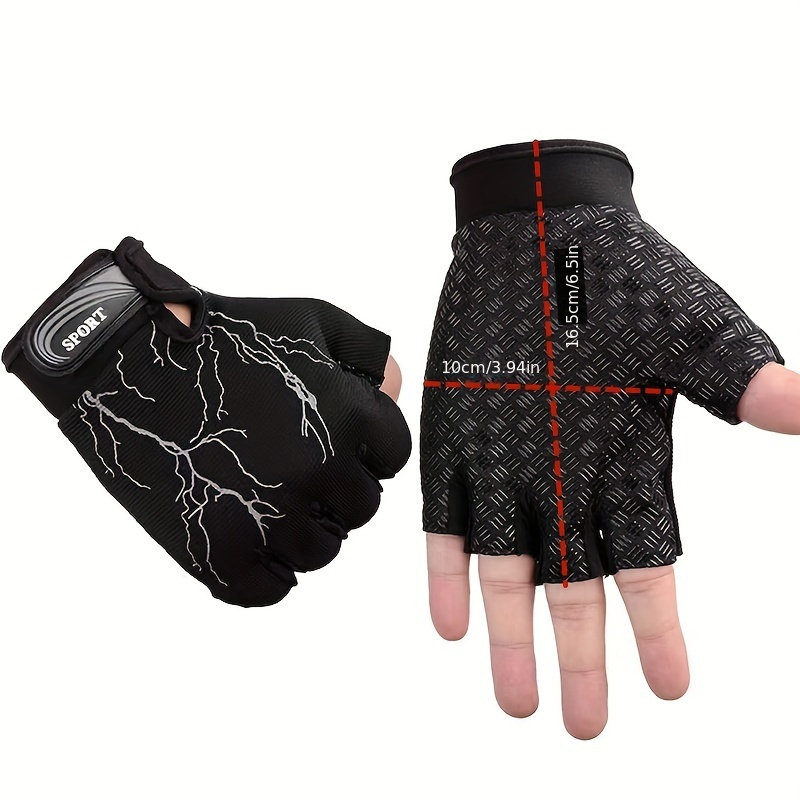 E-shop Ein Paar Outdoor-Fahrrad-Sport-Fitness-Halbfingerhandschuhe