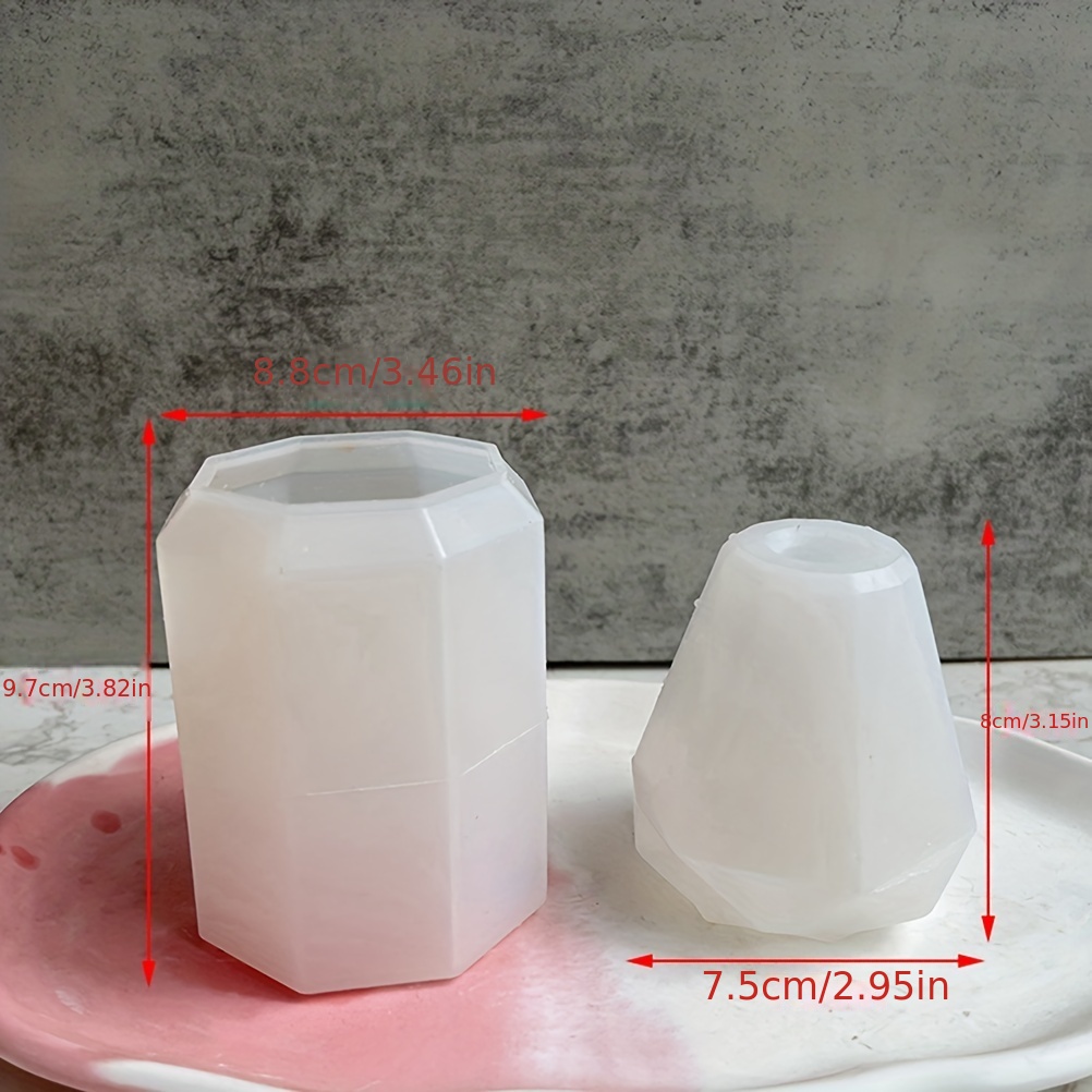 Stampo in silicone NON ALIMENTARE contenitore/vaso decorativo cm