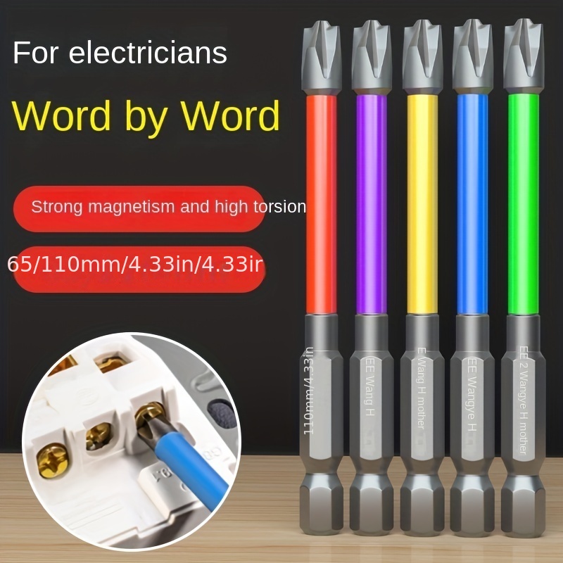 

Electrician Special Batch Head Socket Switch Empty Open Strong Magnetic Non-slip Electric Eleven-word Screwdriver Panel Removal Tool