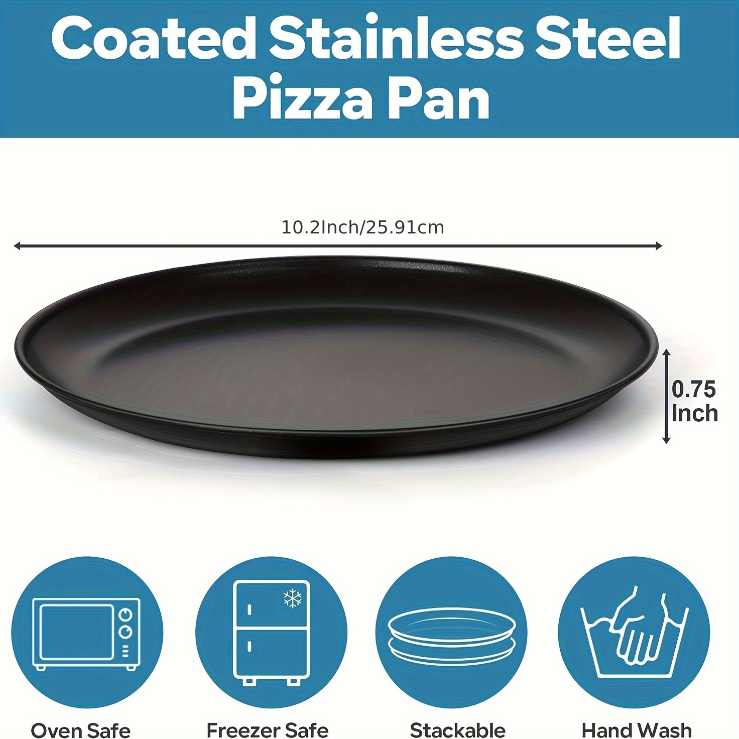 Pizza Pan Pizza Baking Pan Black Baking Sheets For Oven Nonstick