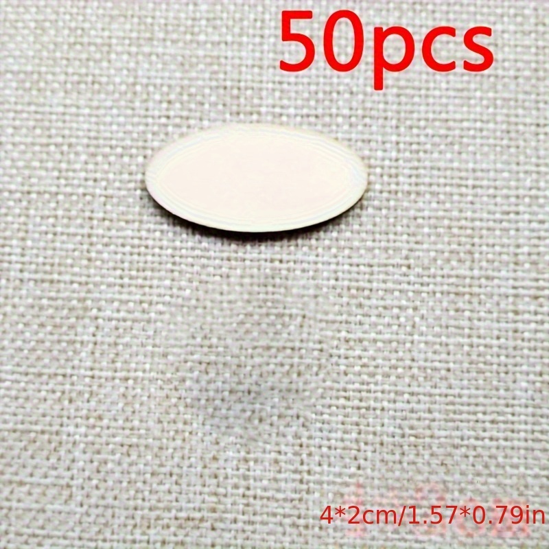 100 Holzscheiben Oval 4x2x0,5 Cm – Naturbelassenes Kiefernholz, Für Basteln, Deko & Malerei