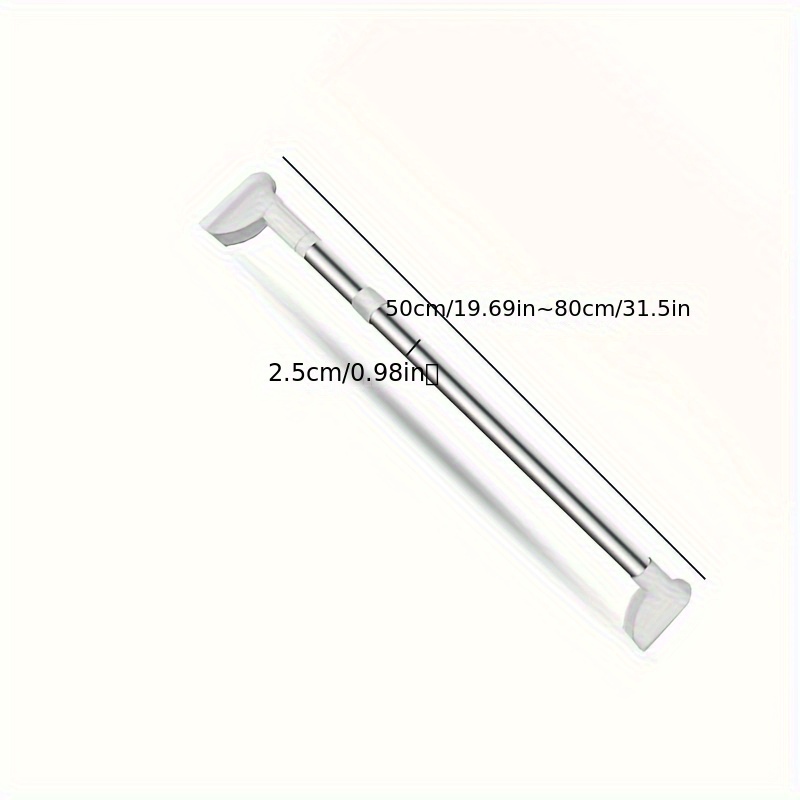 Stainless Steel Telescopic Rod Household Free Punching - Temu