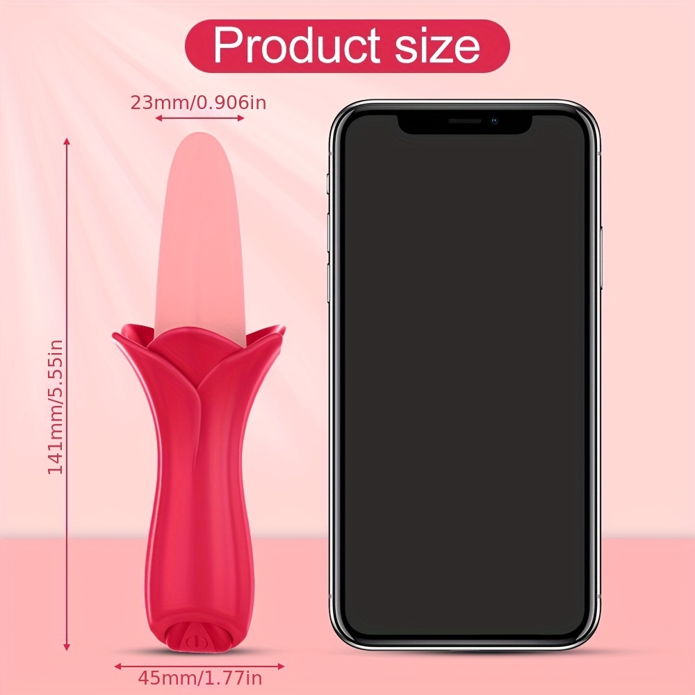 Vibrador De Lengua Simulado De 1 Pieza Juguetes Sexuales - Temu