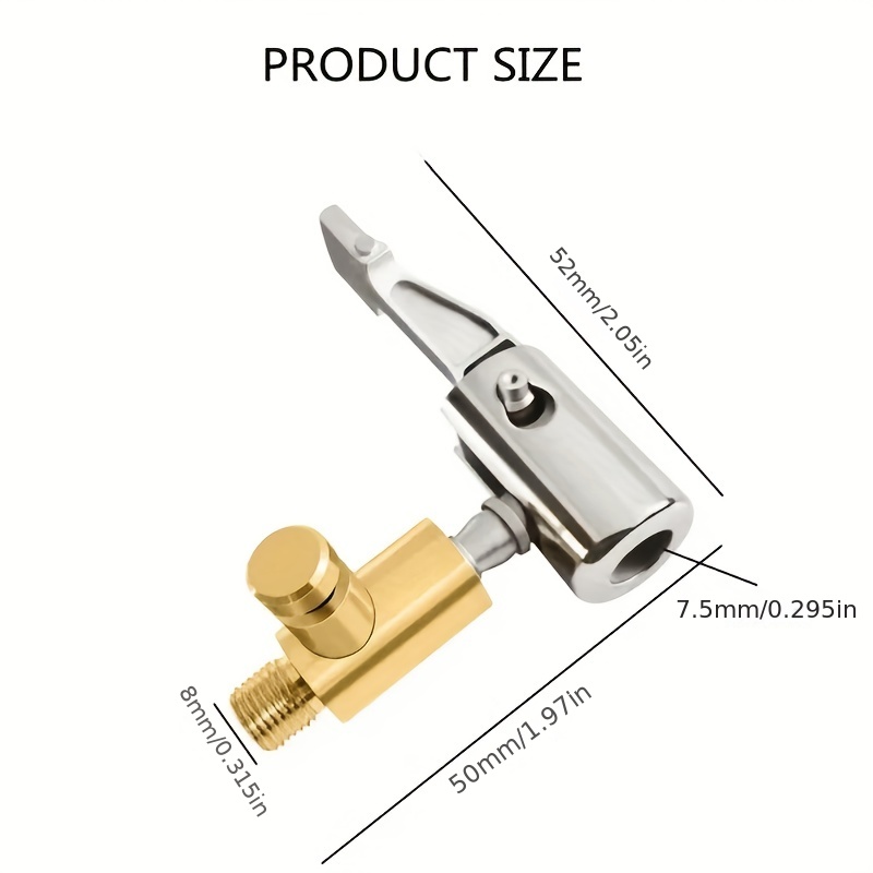 Pompe à buse de remplacement, tête de buse, adaptateur de gonfleur