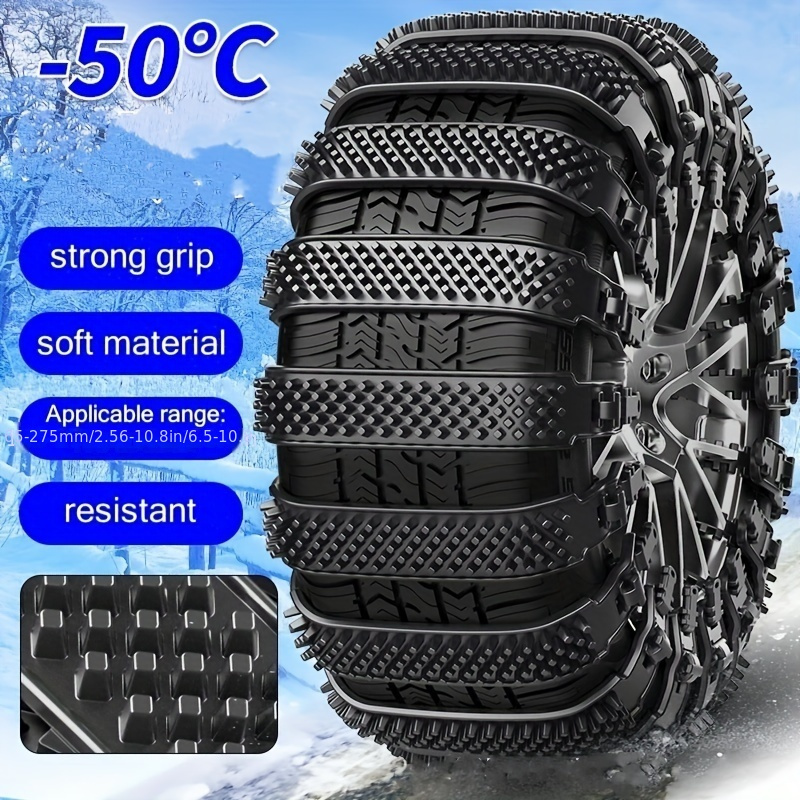Tires Anti skid Snow Chain Tire Snow Chain Emergency Tire - Temu