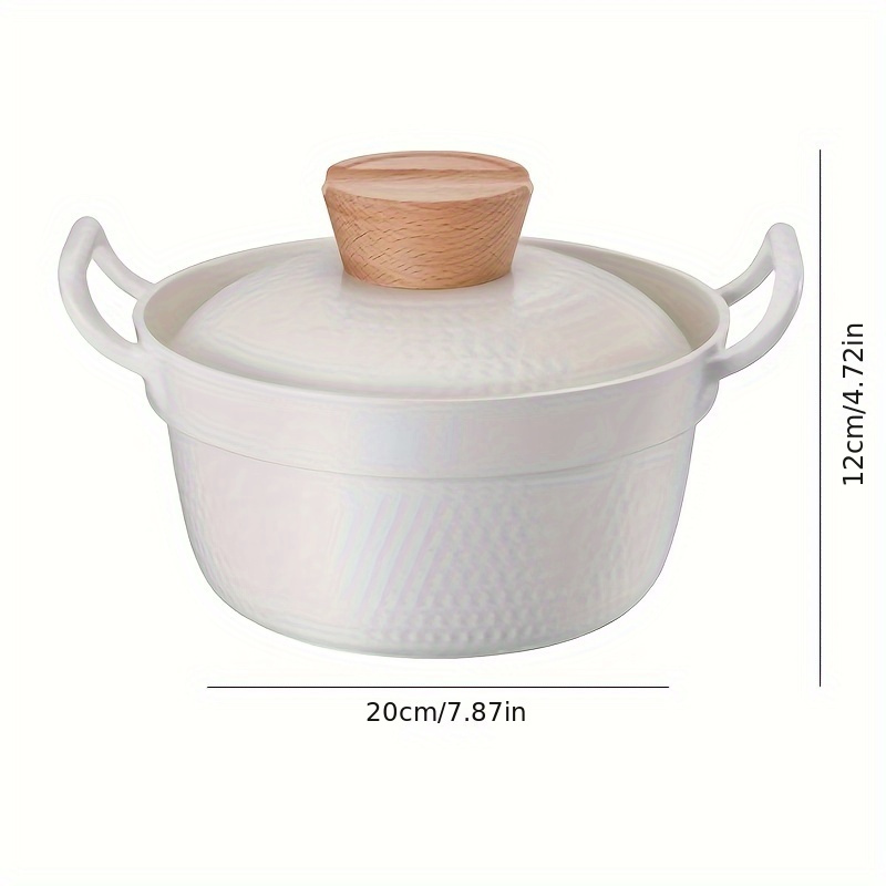 versatile aluminum soup noodle pot non stick induction compatible for home and restaurant use details 4