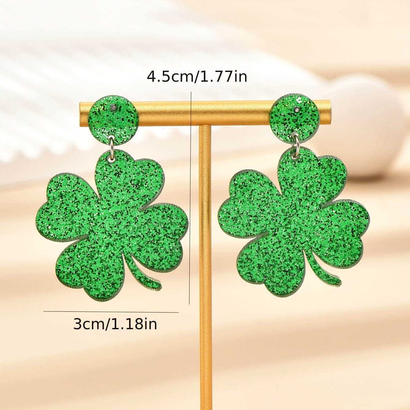 Shamrock St. Patrick's Day Earrings