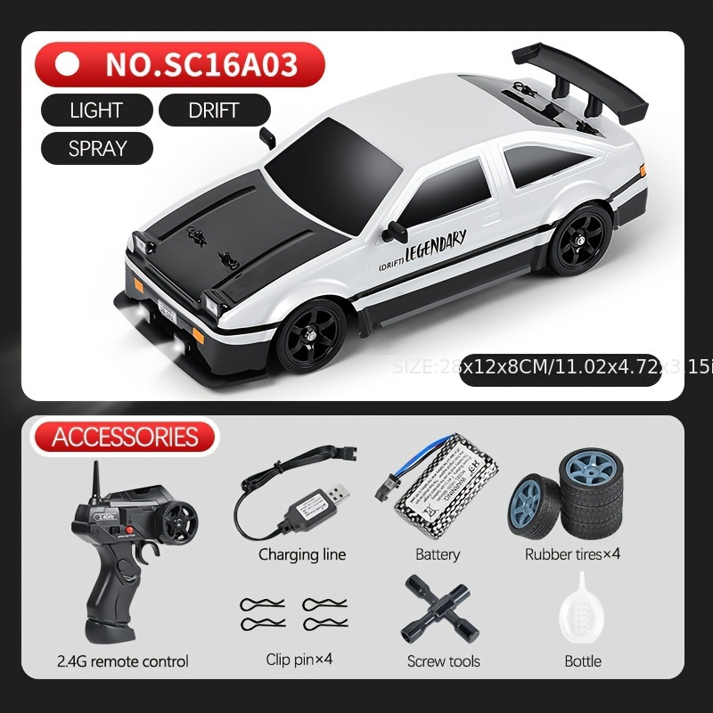 RC Drift Car 1:16 2.4G Four-wheel High Speed Drive Cars Two Type