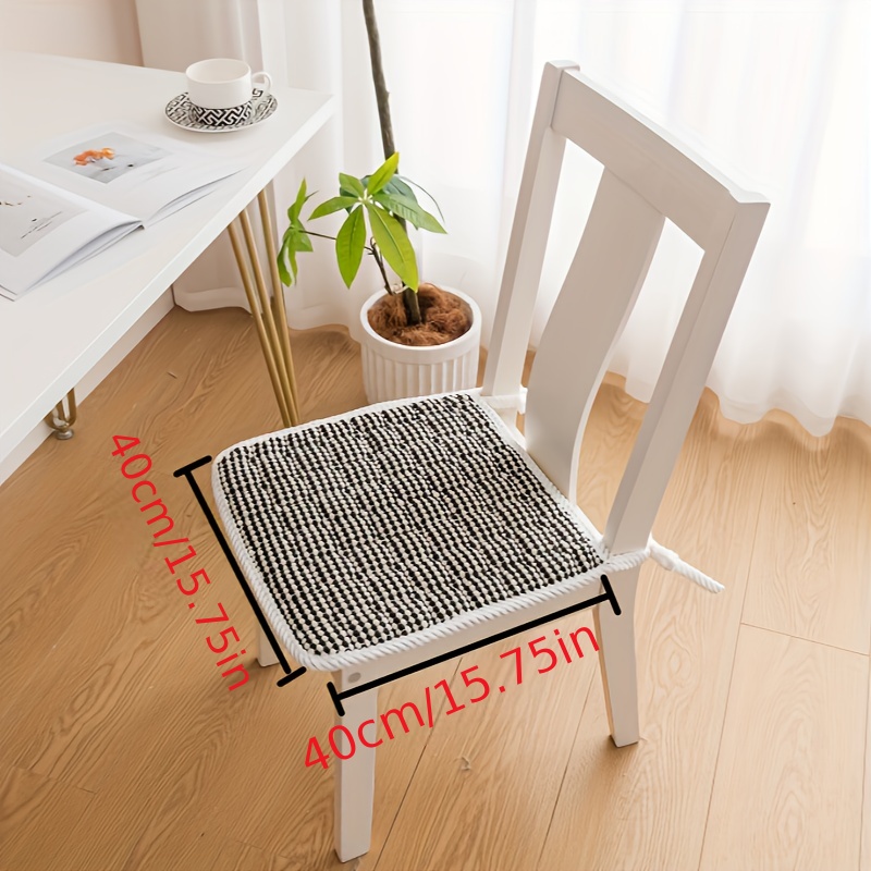 Four Seasons Removable Chair Cushion Office Long Sitting Cushion Non-slip  Stool Butt Cushion Dining Table Chair Thickened Seat Cushion For Office  Home Decor - Temu