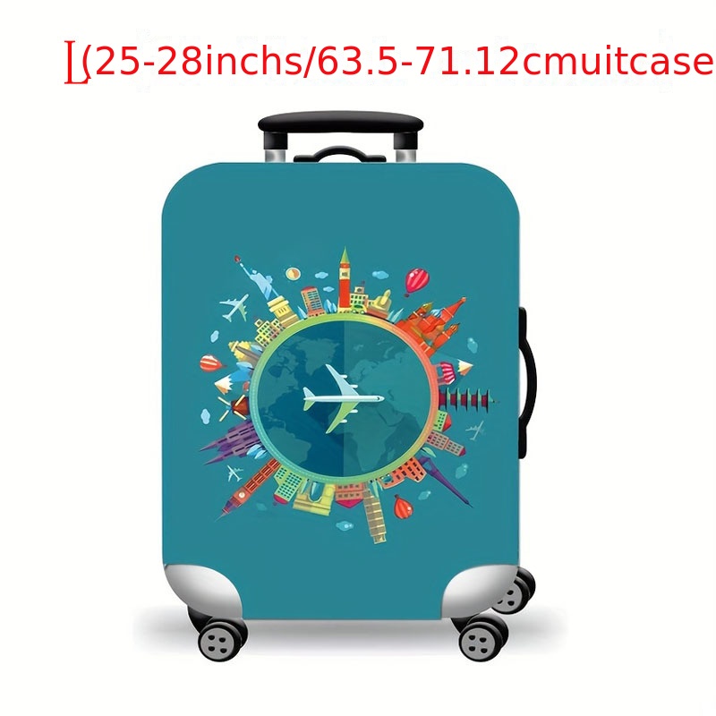 Travel Luggage Cover Protector For Suitcase, Elastic Protective Covers,  Holiday Traveling Accessories Flower Letter Print Trolley Duffle Case  Protect Sleeve - Temu Romania