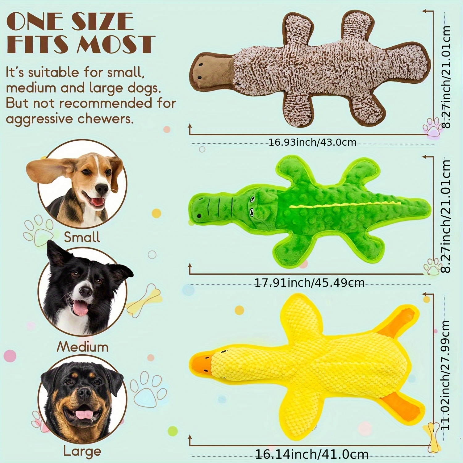 durable squeaky dog chew toys no stuffing interactive play Temu - Main Image