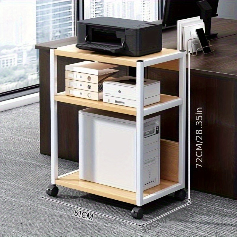 heavy duty mobile computer cart printer stand pc rack Temu Canada
