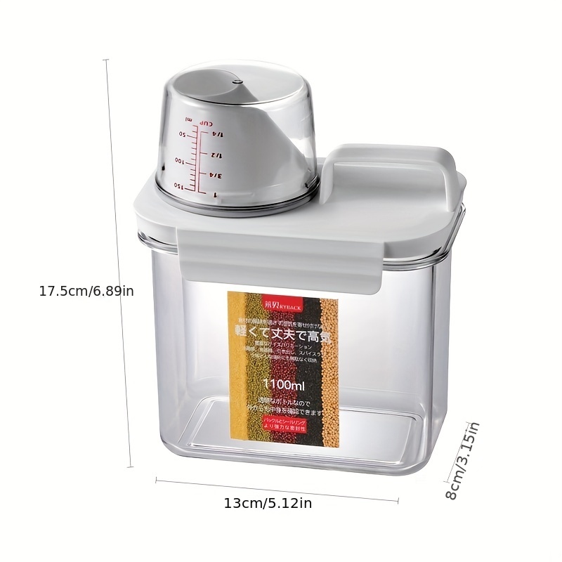 Transparent Storage Box Plastic Food Container Kitchen Fresh-keeping Storage