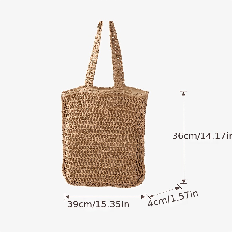 Women's Large Hollow-Out Tote Bag