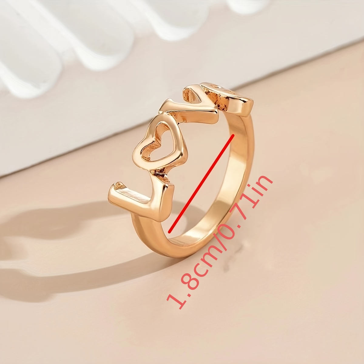 Gold ring gift hot sale for girlfriend