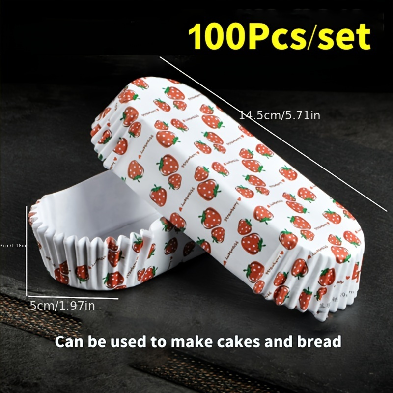Jumbo Cupcake Liners Greaseproof Large Non-stick Paper Baking Cups, Jumbo  Muffin Liners For Muffins, Cupcakes, Brownie, Quiche, Mini Snacks, Baking  Supplies Halloween Christmas Party Favors - Temu