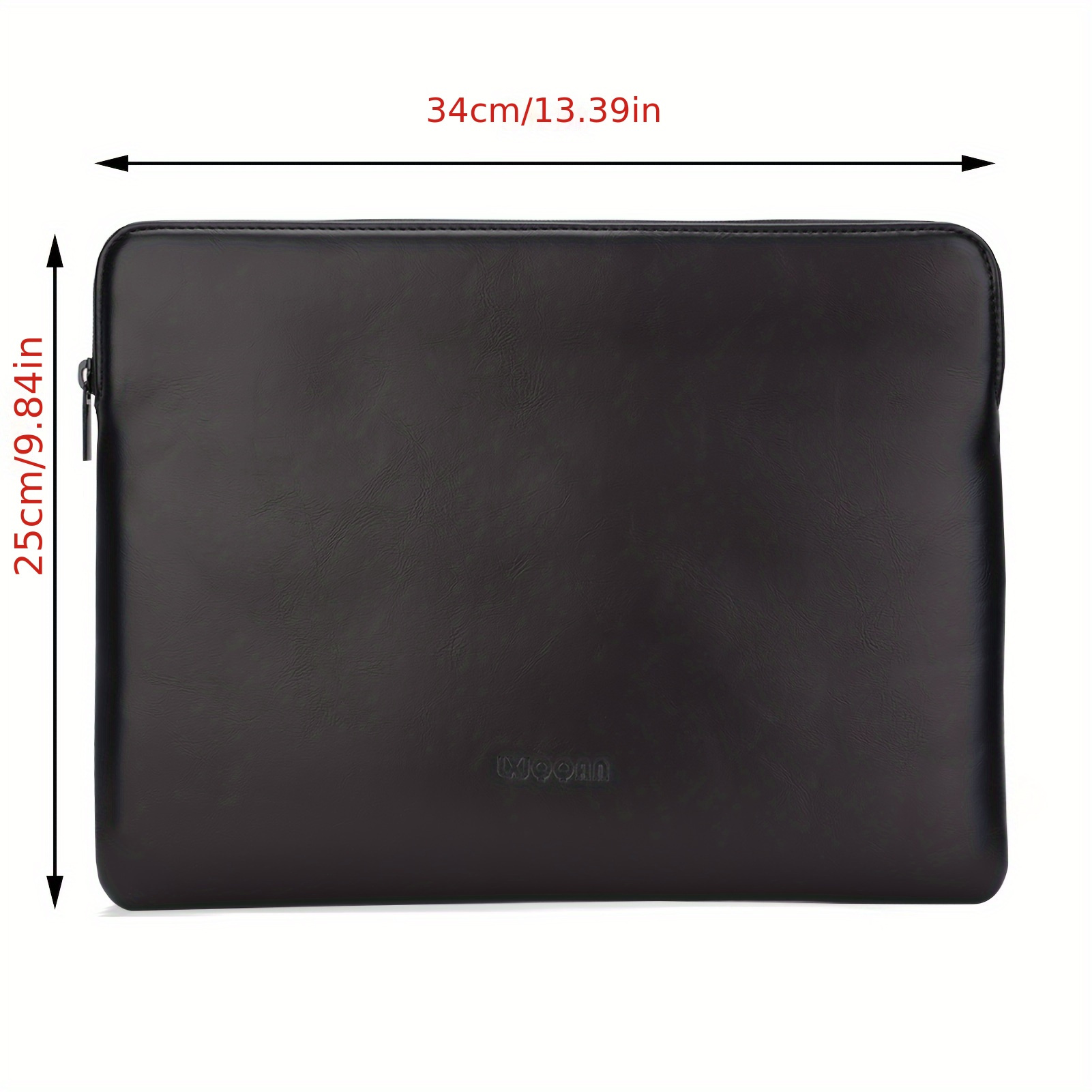 Faux leather clearance laptop sleeve