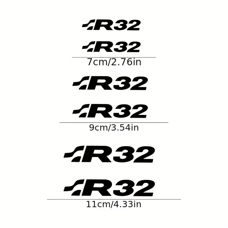 6 Teile/satz Auto Bremse Aufkleber Bremssattel Pet Wasserdichte Aufkleber  Für R32 R36 Dekoration, Die Besten Täglichen Angebote Von Heute