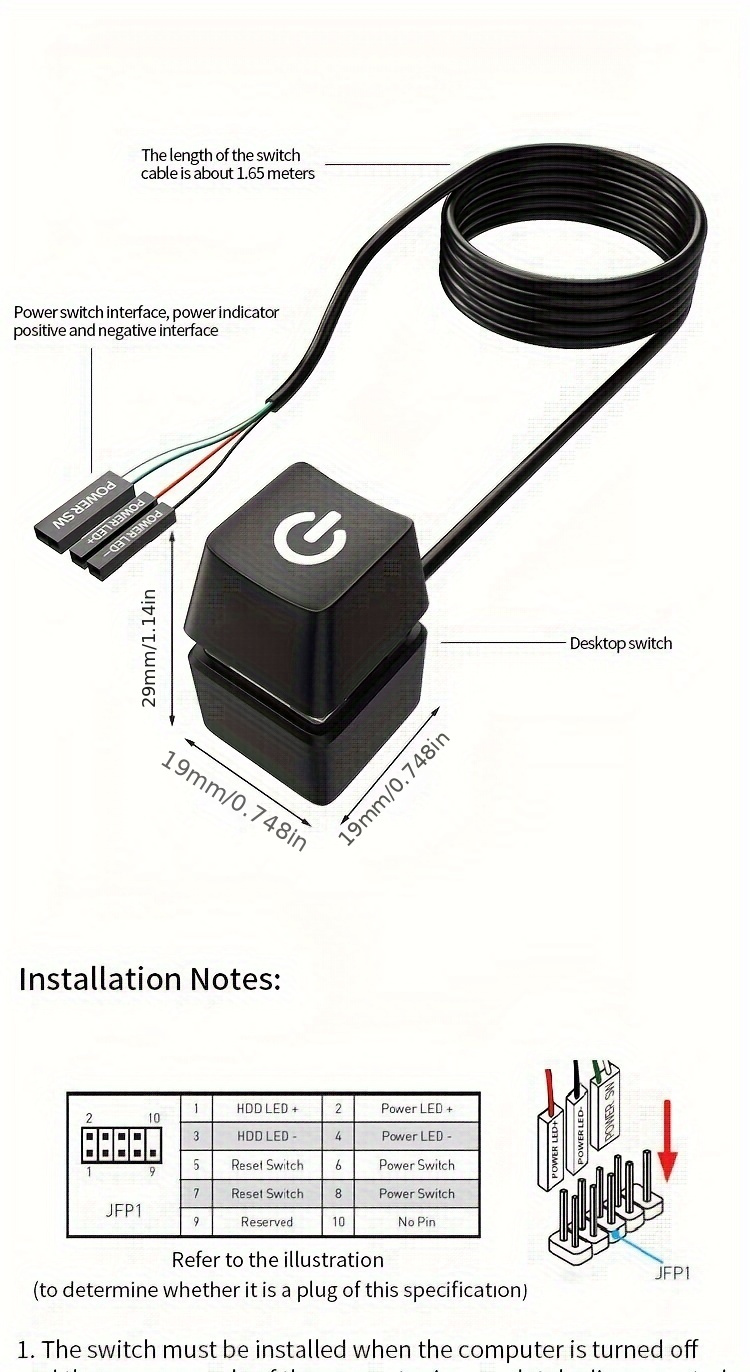 Computer External Desktop Switch Network Bar Desktop Power - Temu Greece