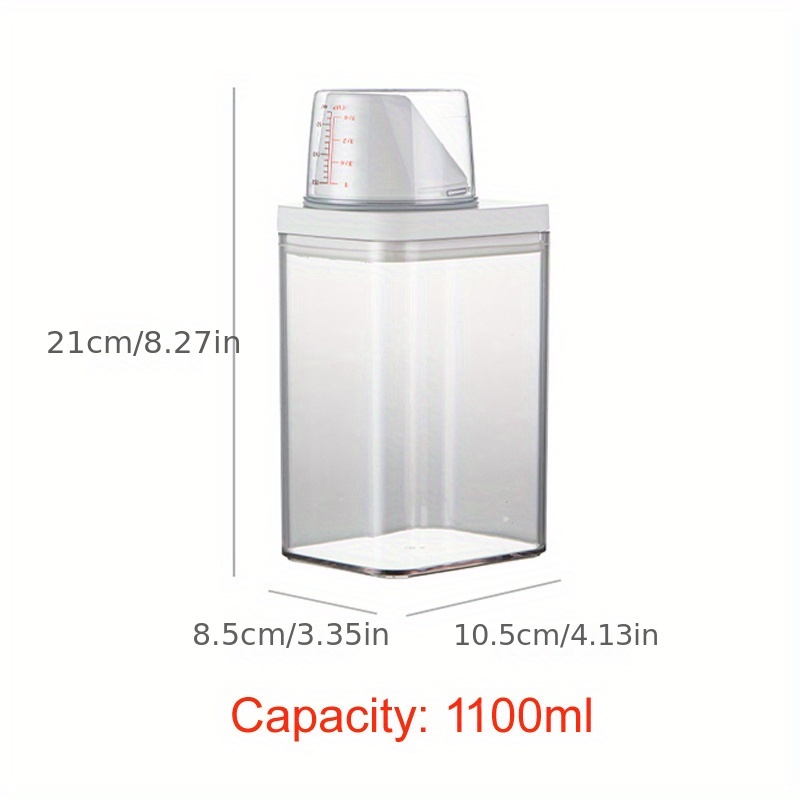 1pc Dispensador Portátil Detergente En Polvo Taza Medidora - Temu