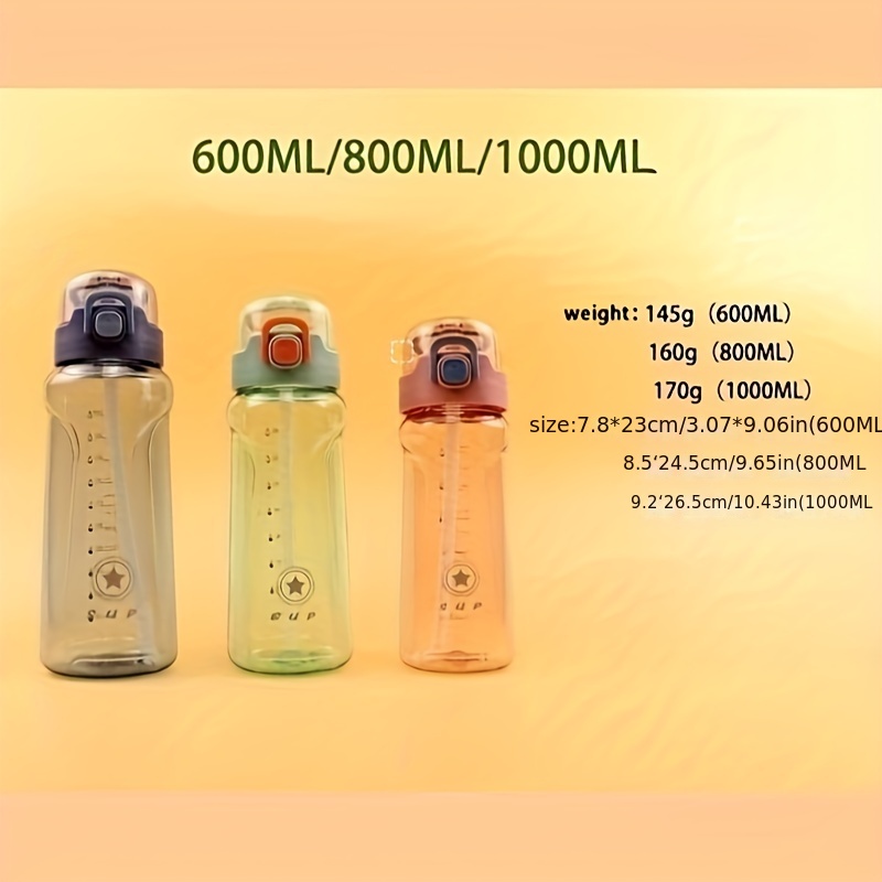 650ml Water Bottle For Kids School Outdoor Sport Leak Proof Seal Bottles  Plastic Drinkware Heat Resistant Water Cups Drinking