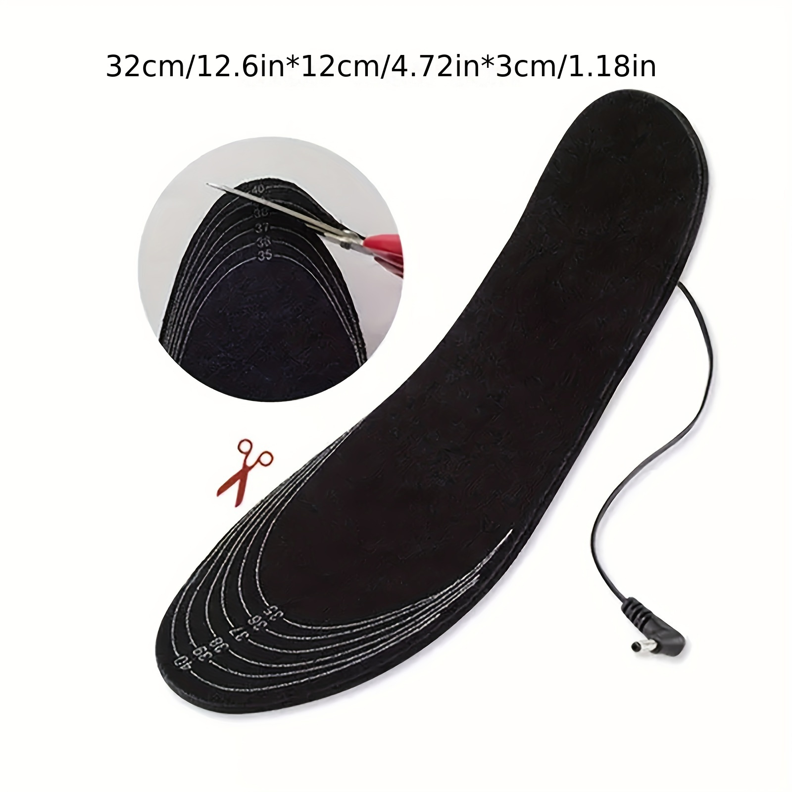 Usb Heated Shoe Insoles Electric Foot Warming Pad Feet Warmer Sock