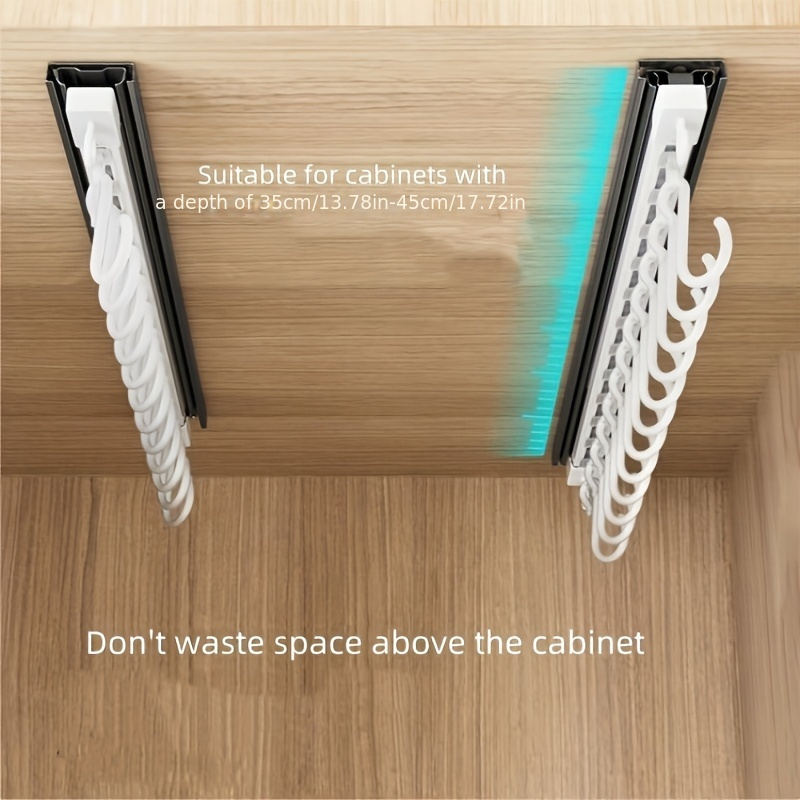 portable jewelry storage rack portable pants hanger portable necklace bracelet earring holder space saving storage solution made of plastic Product details 5