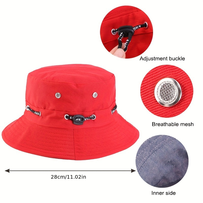 Wide Brim Bucket Hat Uv Protection Foldable Fishman - Temu