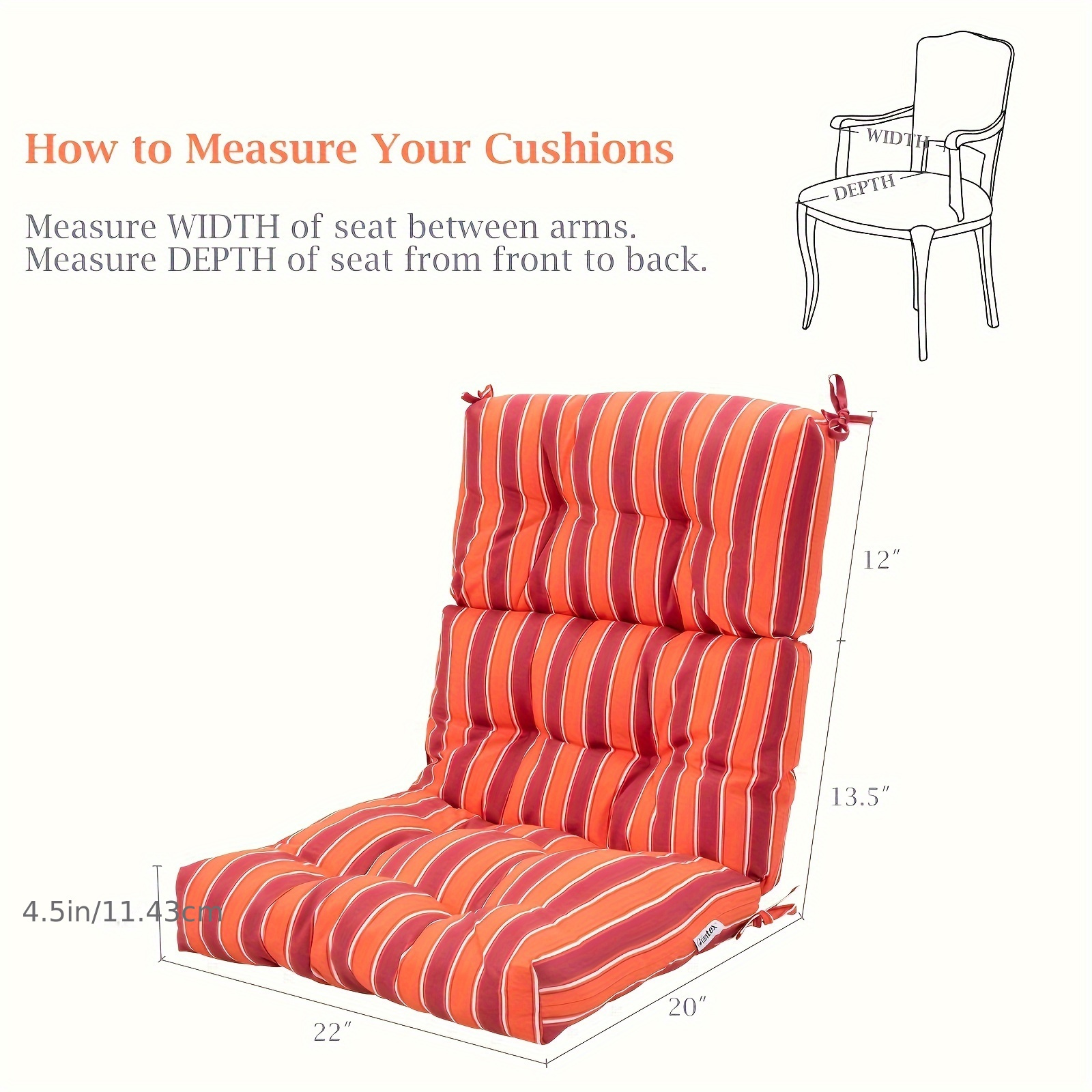 chair cushions outdoor clearance