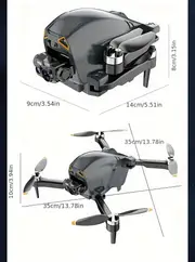 brushless drone optical flow positioning foldable and portable six way band gyroscope two gears fast and slow headless mode details 14