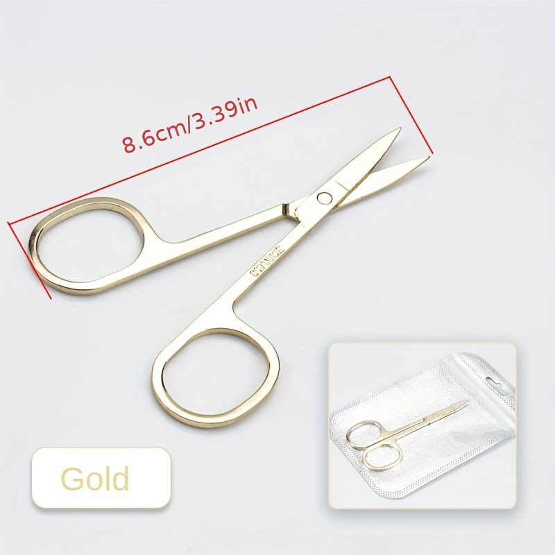 Portable Stainless Steel Colorful Scissors, Sharp And Easy To Cut Mini Small  Scissors, Beauty Tool Straight Head Scissors Diy Tools - Temu