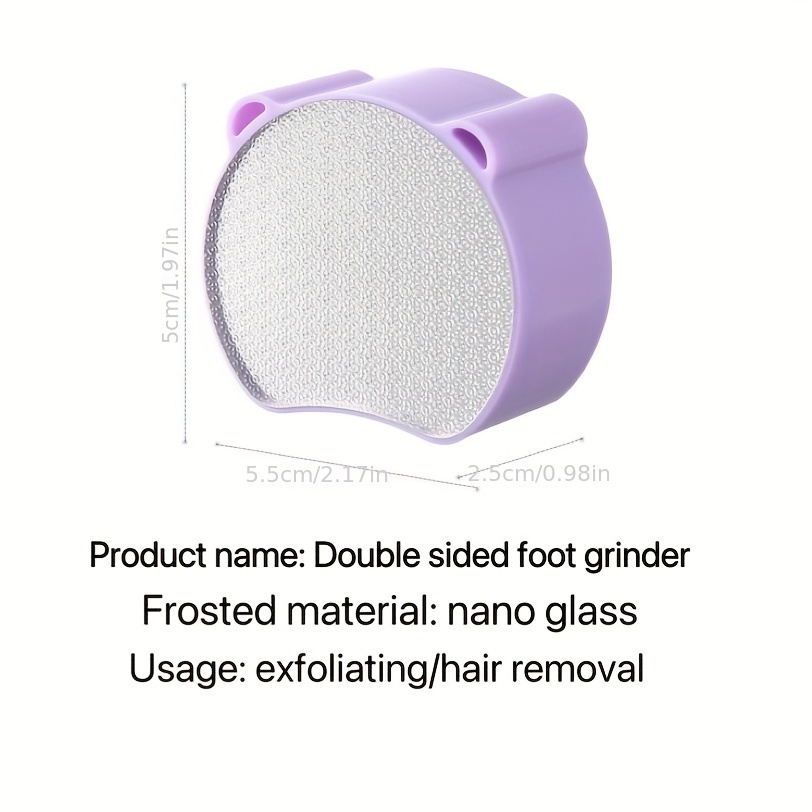 1pc Nano Glass Dual Sided 2-in-1 Foot File, Callus Remover