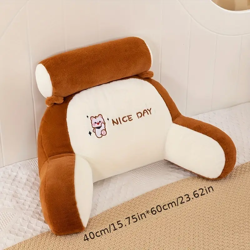 Lumbar Pillow Big Backrest Reading Rest Pillow Lumbar Support Chair Cushion  for Sofa Bed Lumbar Pillow