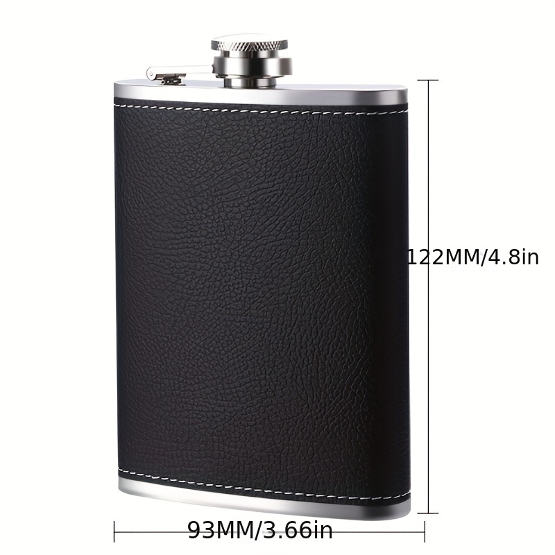 Studded Hip Flask Stainless Steel Liquor Flask - Temu