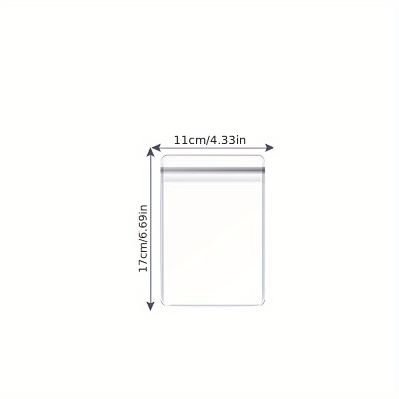 50pcs Jewelry Bags, Double-sided Transparent Decorative Jewelry Pouches With Hanging Holes For Displaying Accessories. 0.12mm Thick, Suitable For Storing Small Items, Keys, Cards, And Accessories
