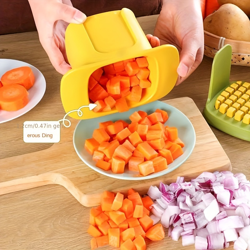 Kitchen mandolin slicer, vegetable slicer-food dicing machine and vegetable  chopper are suitable for potatoes, fruits, onions, cucumbers, etc. :  : Home