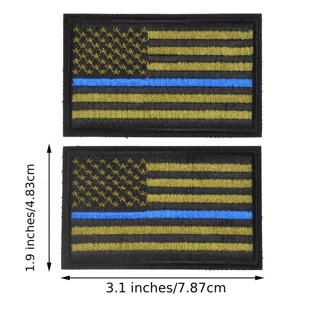 J CARP 2pcs Tactical American Flag Patch U S Flag U S Military Insignia Patches