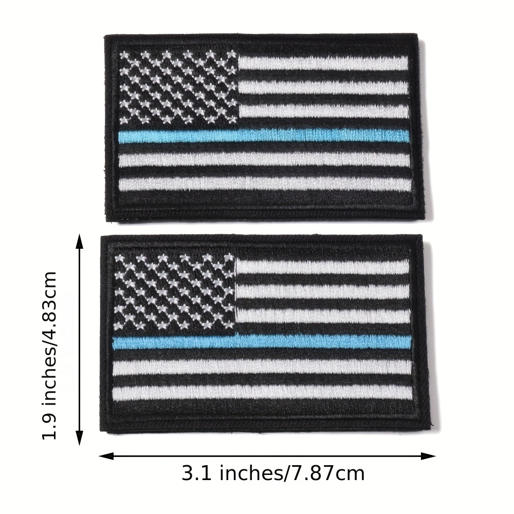 J CARP 2pcs Tactical American Flag Patch U S Flag U S Military Insignia Patches