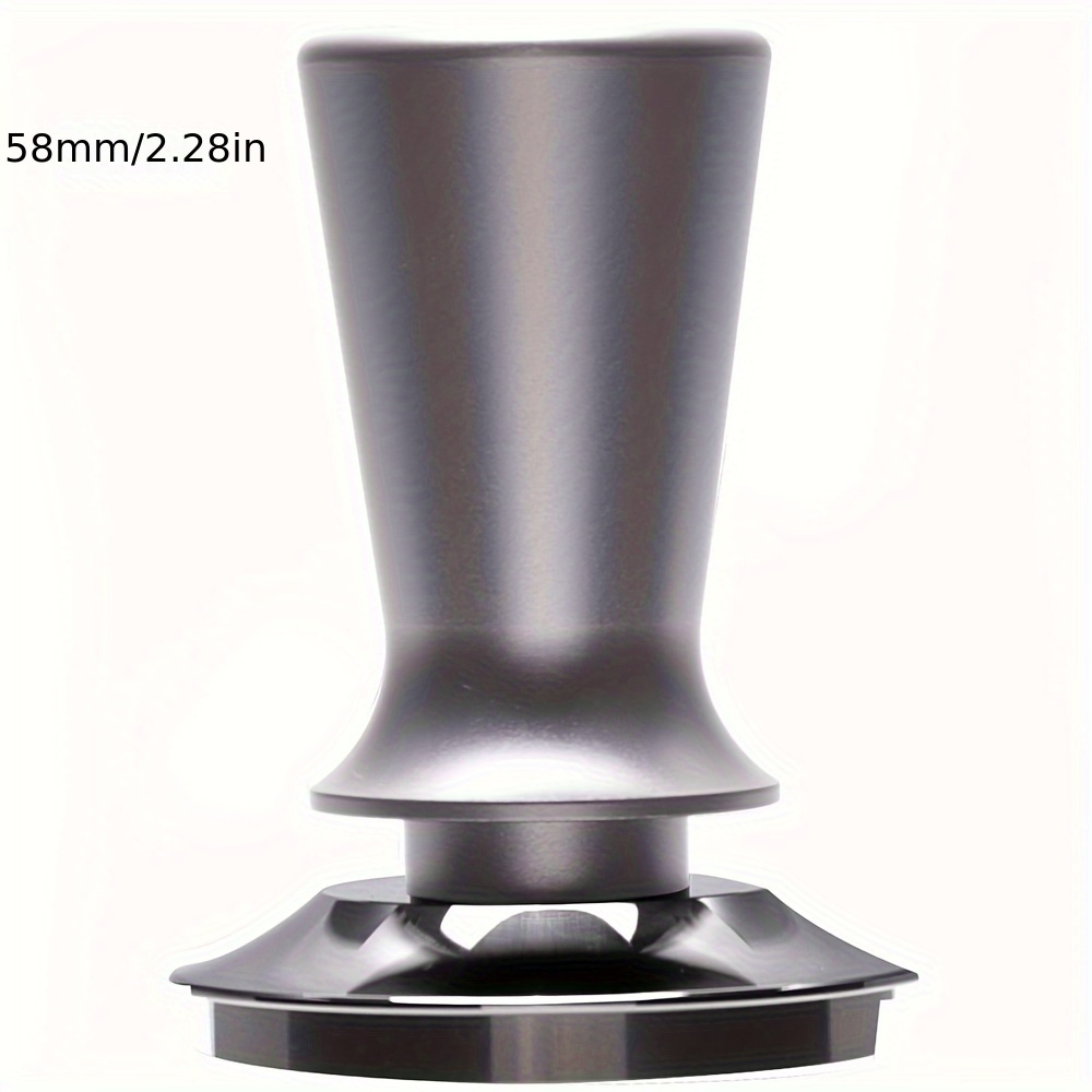 Espresso Tamper - 58mm Calibrated Coffee Tamper for Espresso Machine with  Spring Loaded 100% Flat Stainless Steel Base