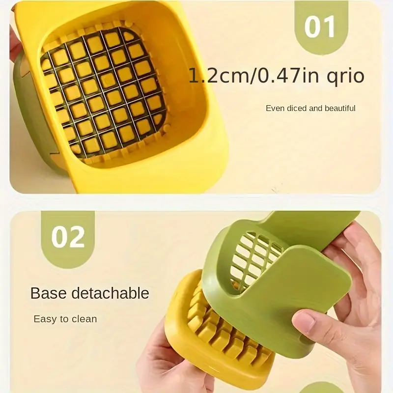 Chopper Onion Chopper Vegetable Diced Slicers Cutter Kitchen Tool Easy to  Clean