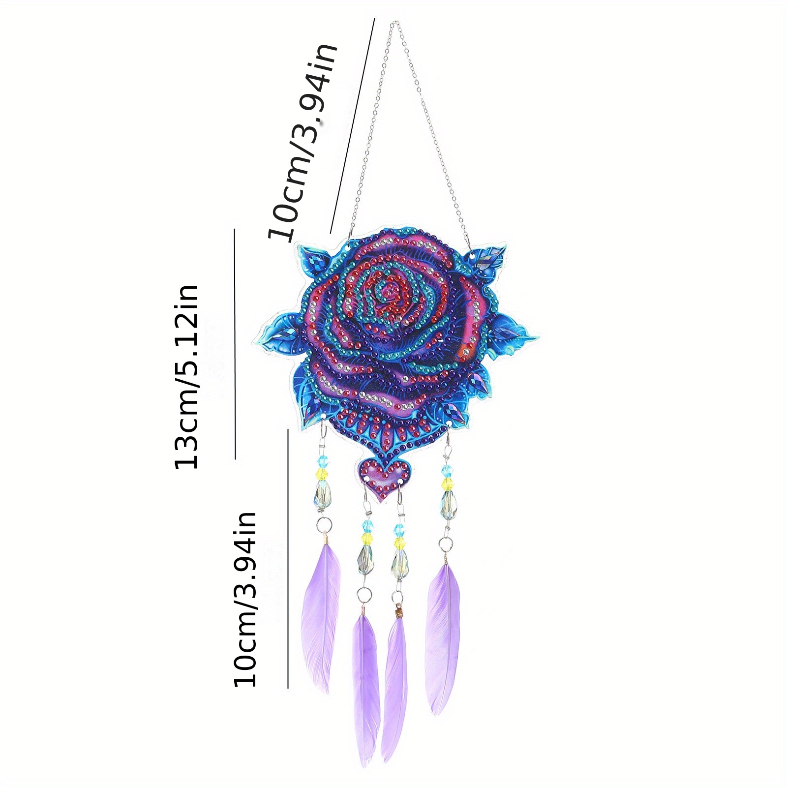 Diamond Painting Crystal Dreamcatcher Pendant Diamond Painting Special  Shape Kits Diamond Painting Dream Catcher for Adults