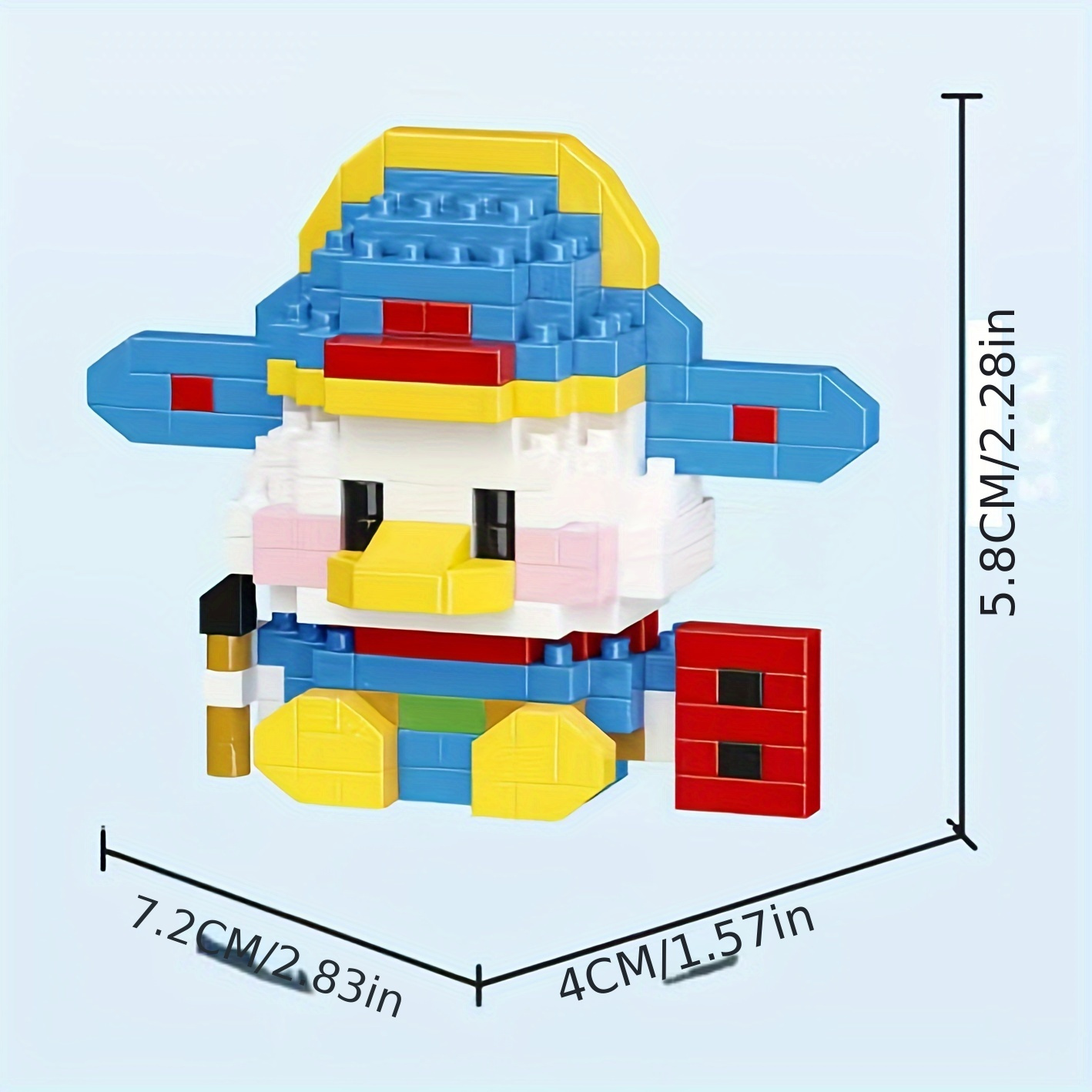 Duck Shape Micro Particle Building Blocks DIY Creative Gift