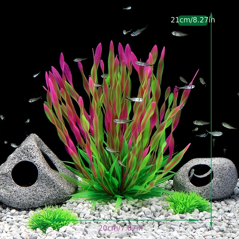 Fish Tank Plastic Seaweed Decoration Simulation Water Grass - Temu  Philippines