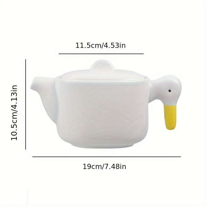 1pc Porcelain Decoration Craft, Modern Teapot Design Decoration